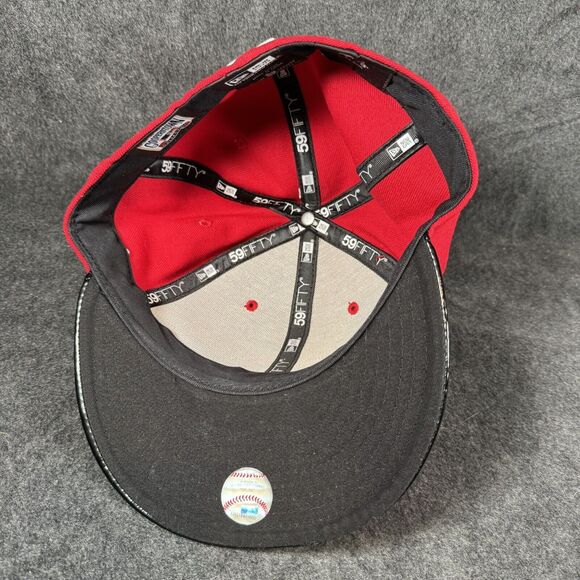 California Angels New Era 59Fifty Cooperstown Collection Men’s Fitted Hat 7 1/8 - Picture 5 of 7